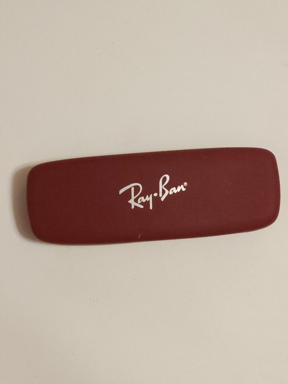 Burgundy Ray-Ban Eye Glasses Case Hard Shell Glasses Case
